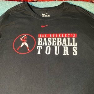 Vintage ❗️Nike Baseball Tours Long Sleeve Tee